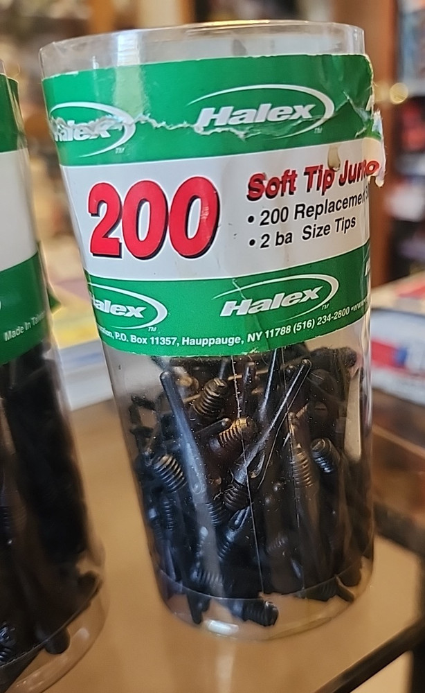 350 halex Pack 2BA Threaded Soft Tip Dart Tips Plastic Replacement
