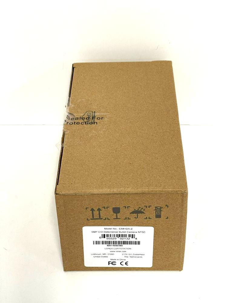 Lorex C581DA 5MP HD Active Deterrence Bullet Security Camera and Cable, 2 pack