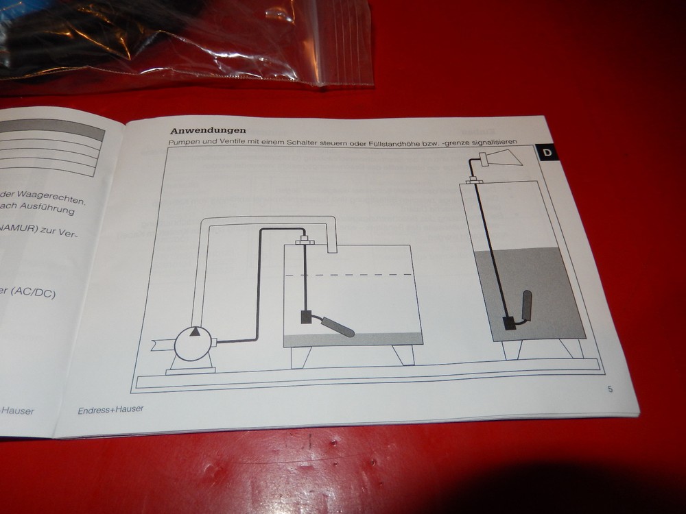 Endress + Hauser float switch FTS 20 AC/DC CSM