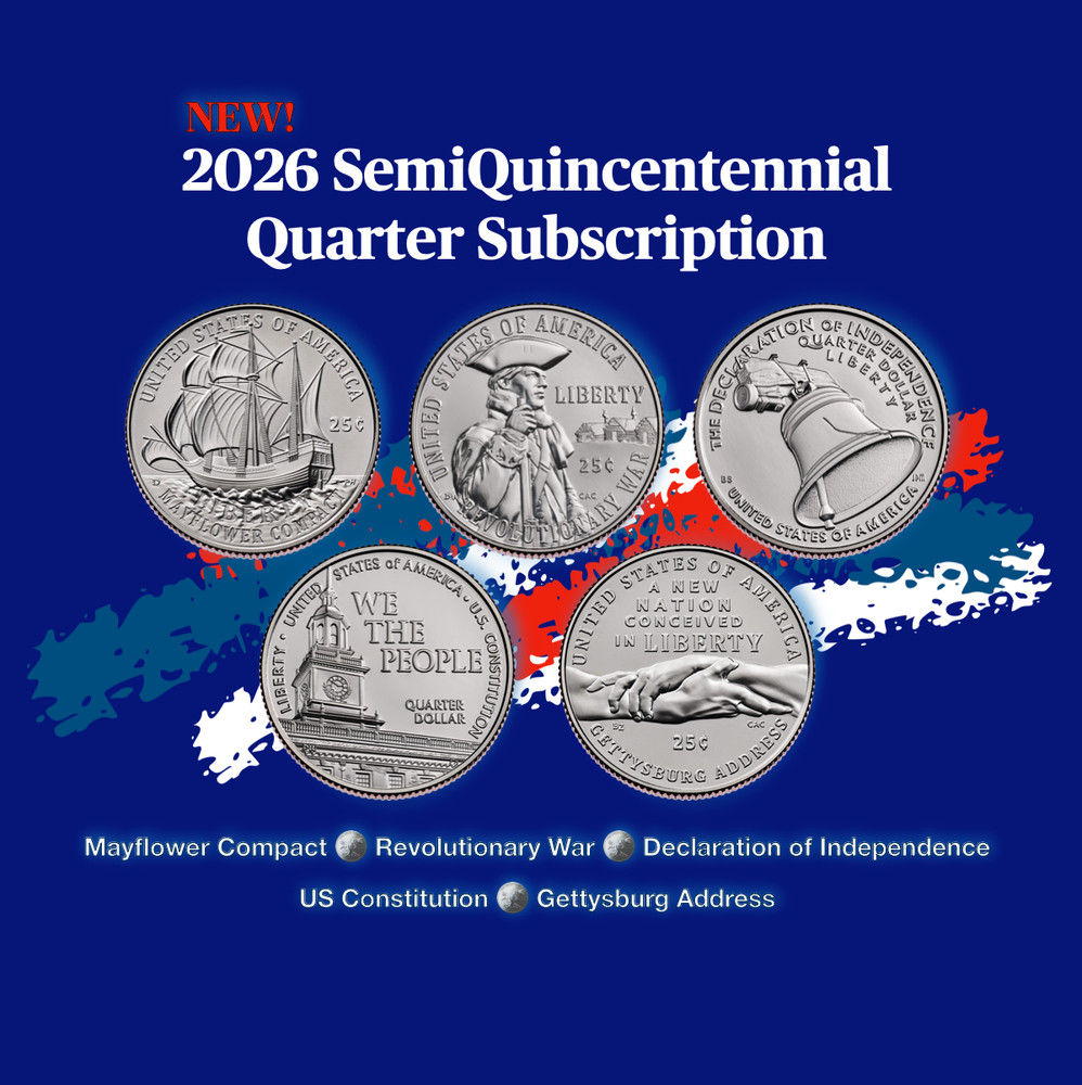 🔥2026-P SemiQuincentennial 🇺🇸Quarters / COMPLETE SUBSCRIPTION / FROM US MINT