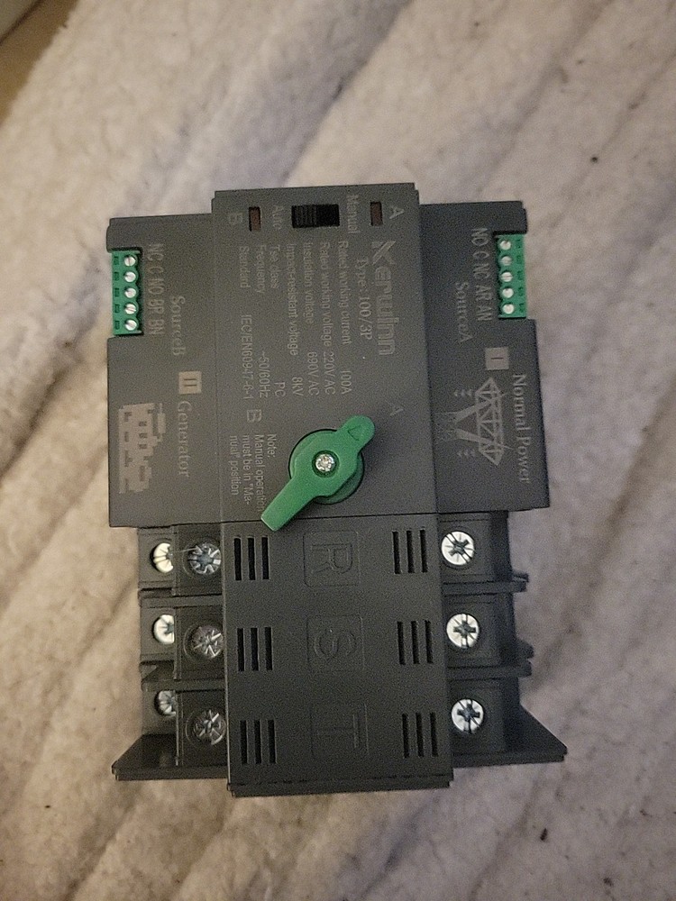 Mini ATS Automatic Transfer Switch 100 amp Manual Transfer Switch Power Transfer