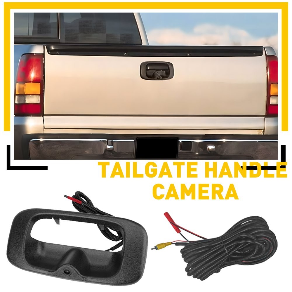 FOR CHEVY SILVERADO 1999 2000 2001-06 TAILGATE Door HANDLE REVERSE BACKUP CAMERA