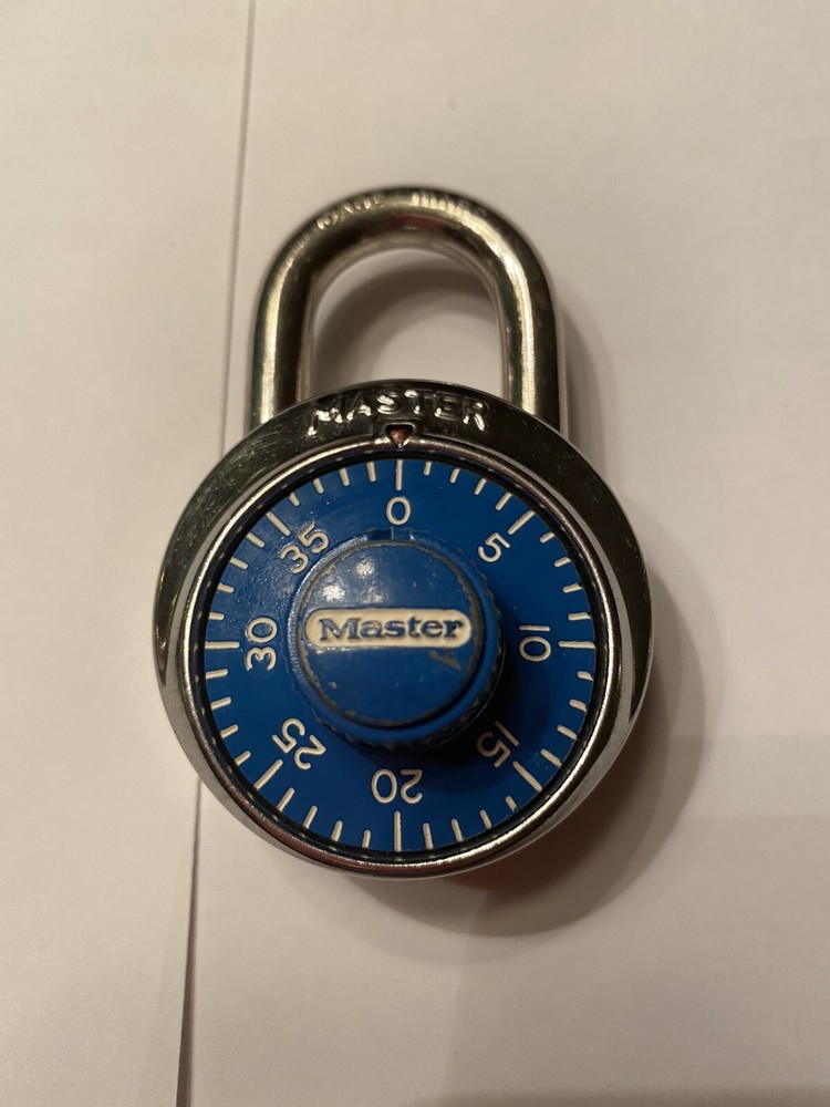 Master Brand combination padlock, never used!