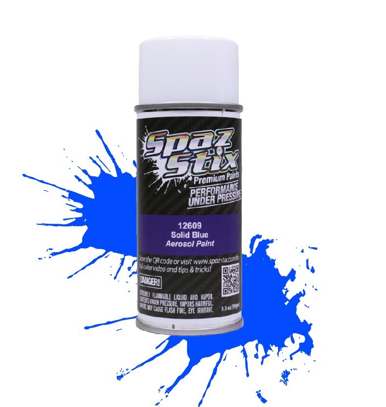 Solid Blue Aerosol Paint 3.5oz Can SZX12609