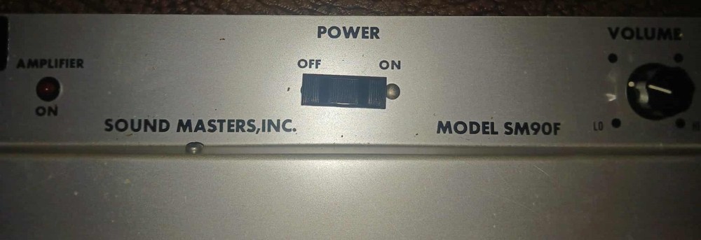 Sound Masters Amplifier & Mic / SM90F