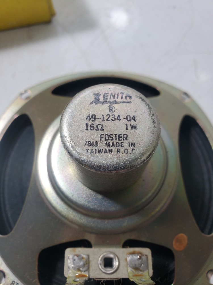 Zenith 49-1234-04 Speaker 16 OHMS NOS Untested