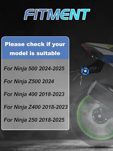 Fender Eliminator Kit for Ninja,Adjustable License Plate Frame Bracket Mount