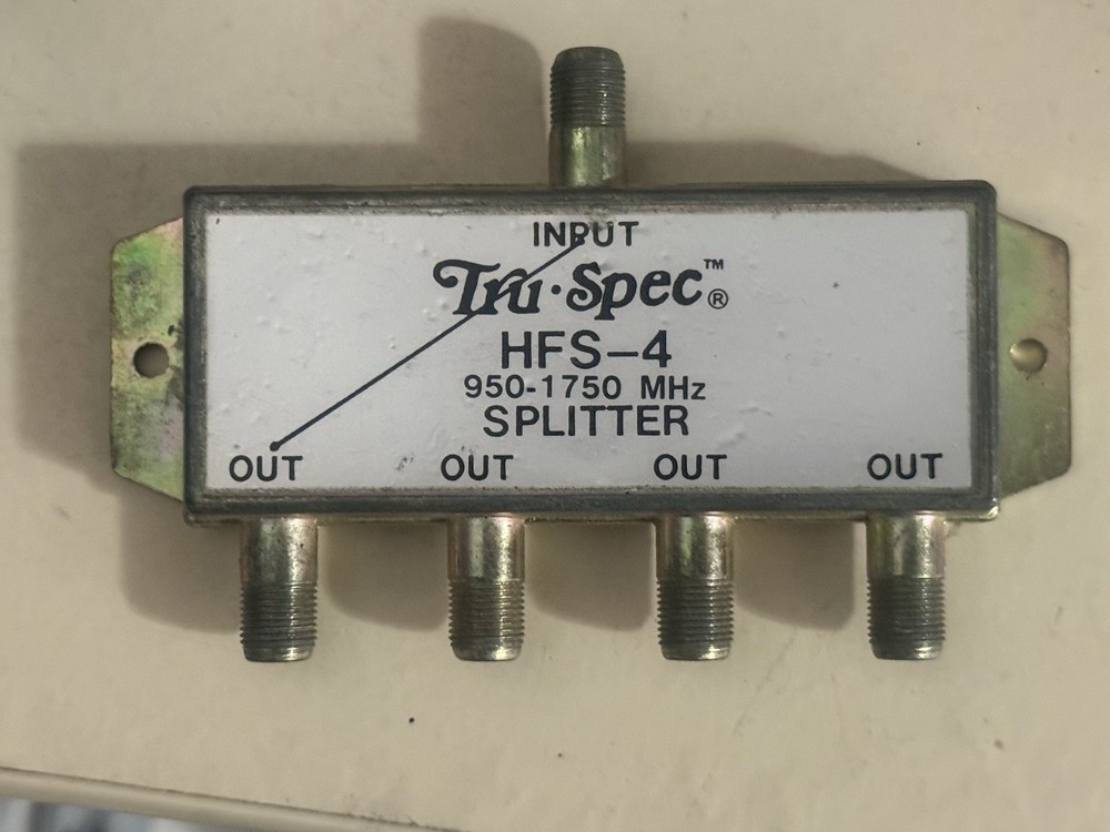 Tru-Spec HFS-4 950-1750MHz Splitters