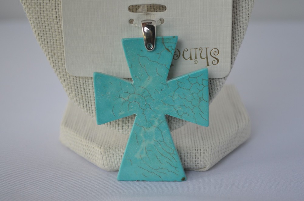 Turquoise Cross Pendants