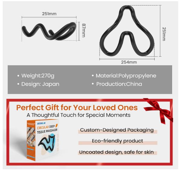 Trigger Point & Psoas Release Tool – Deep Tissue Massager for Back, Neck & Hips