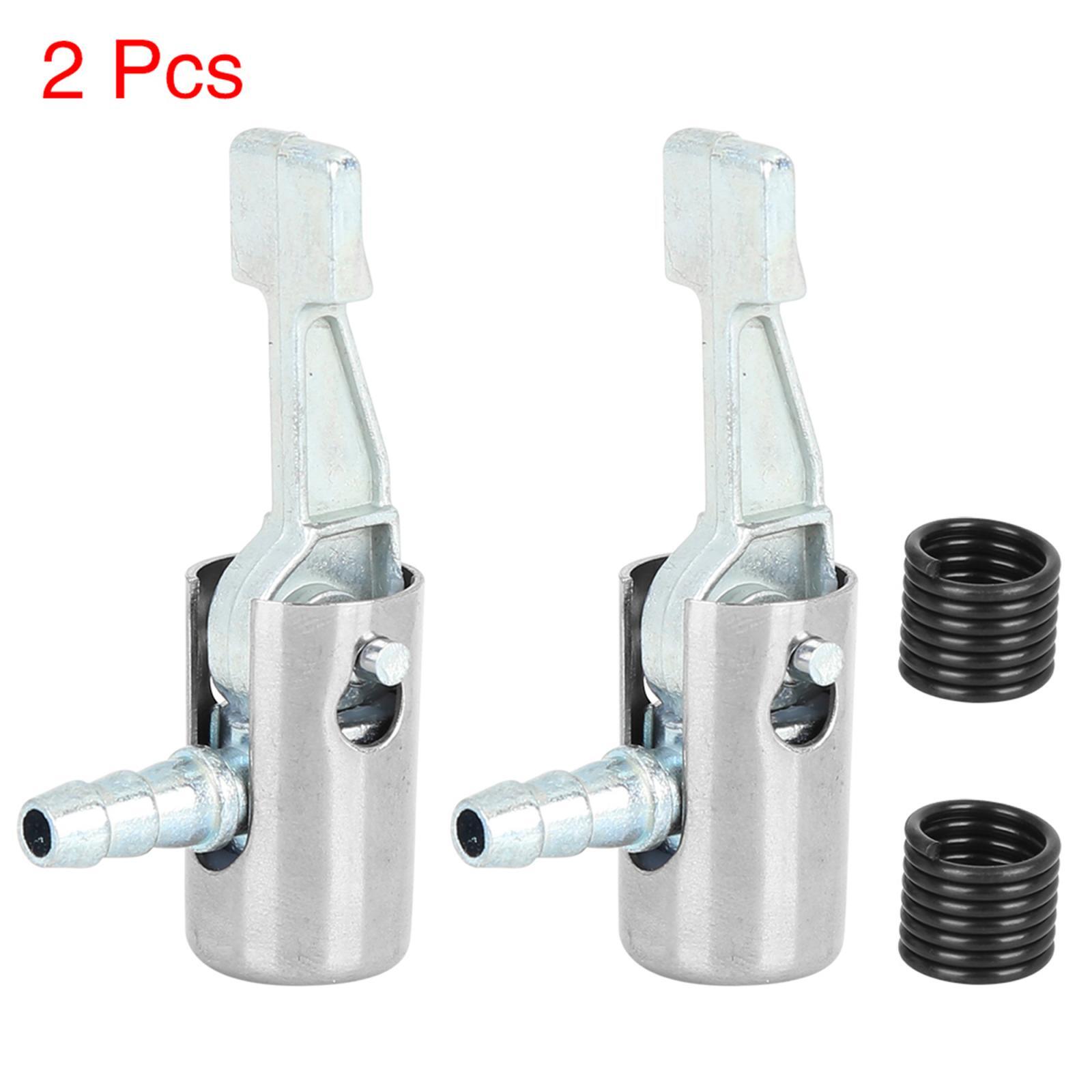 6mm Air Tire Chuck Inflator Pump Hose Adapter Valve Connector for Car Bike 2pc