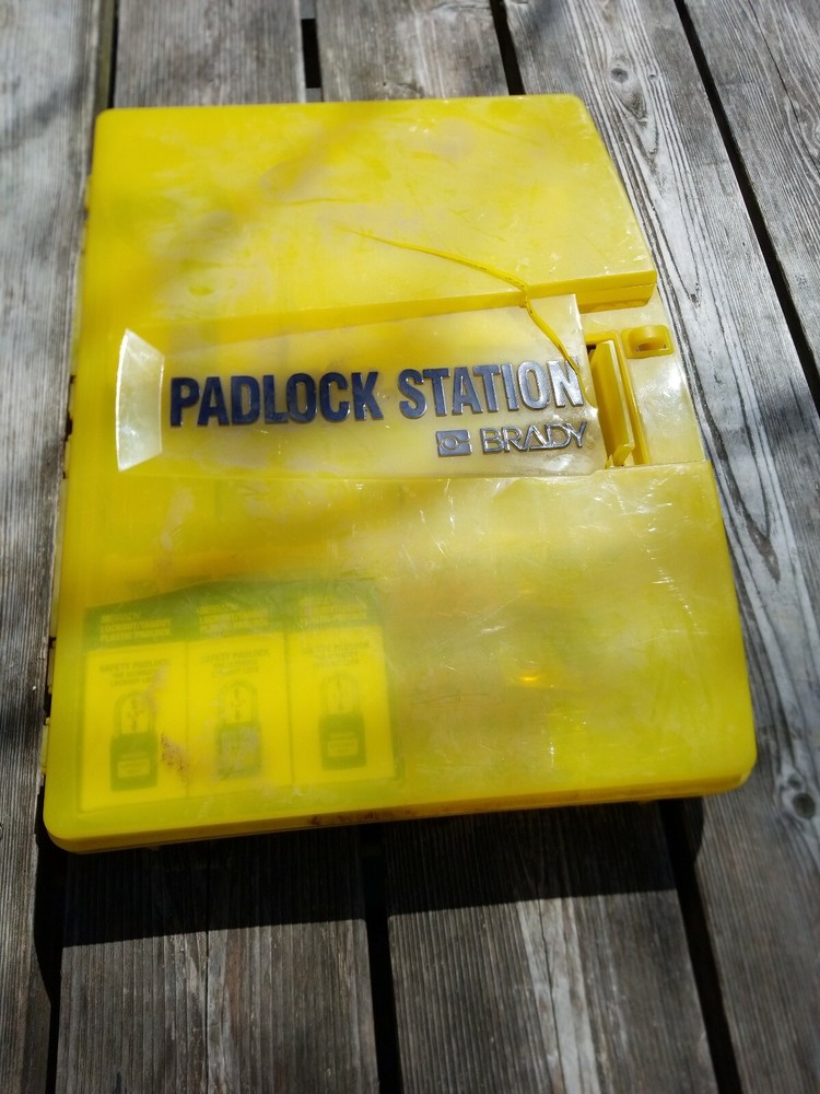BRADY Padlock Yellow Lockout Station