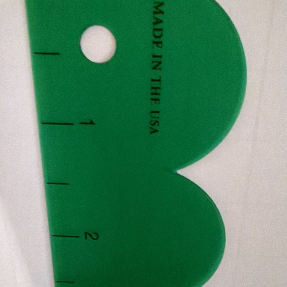 Creative Memories Borderlines Patterns Ruler Scalloped Retired Rare