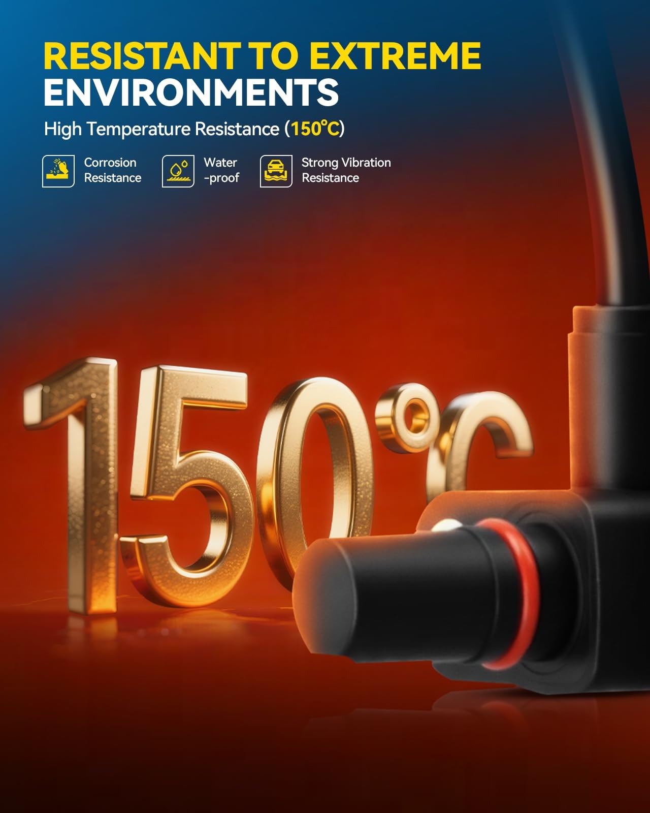 1PCS Front ABS Wheel Speed Sensor Replacement for Chevrolet Silverado/Sierra ...