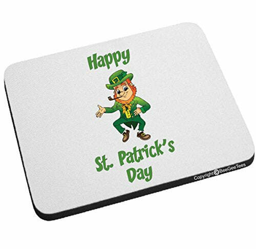 Happy St Patrick's Day Mouse Pad Leprechaun