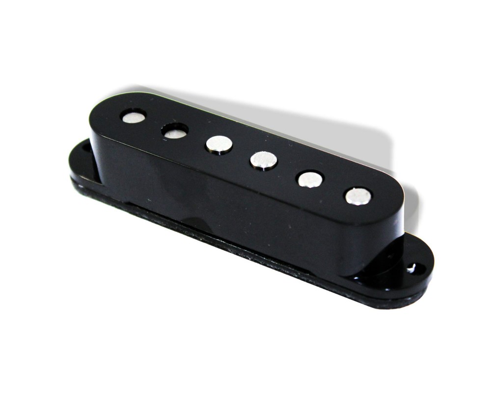 Pickups Single 6.5K Bridge Staggered Pole Black Bitterroot 081090BKBG