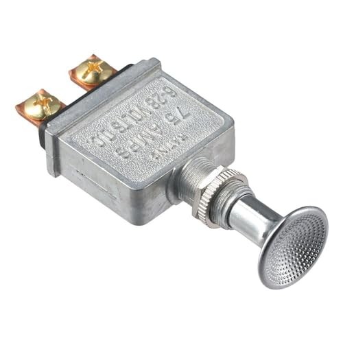 2 Pcs 2 Terminals Heavy Duty Push-Pull Switch,Heavy Duty Push-Pull-On-Off