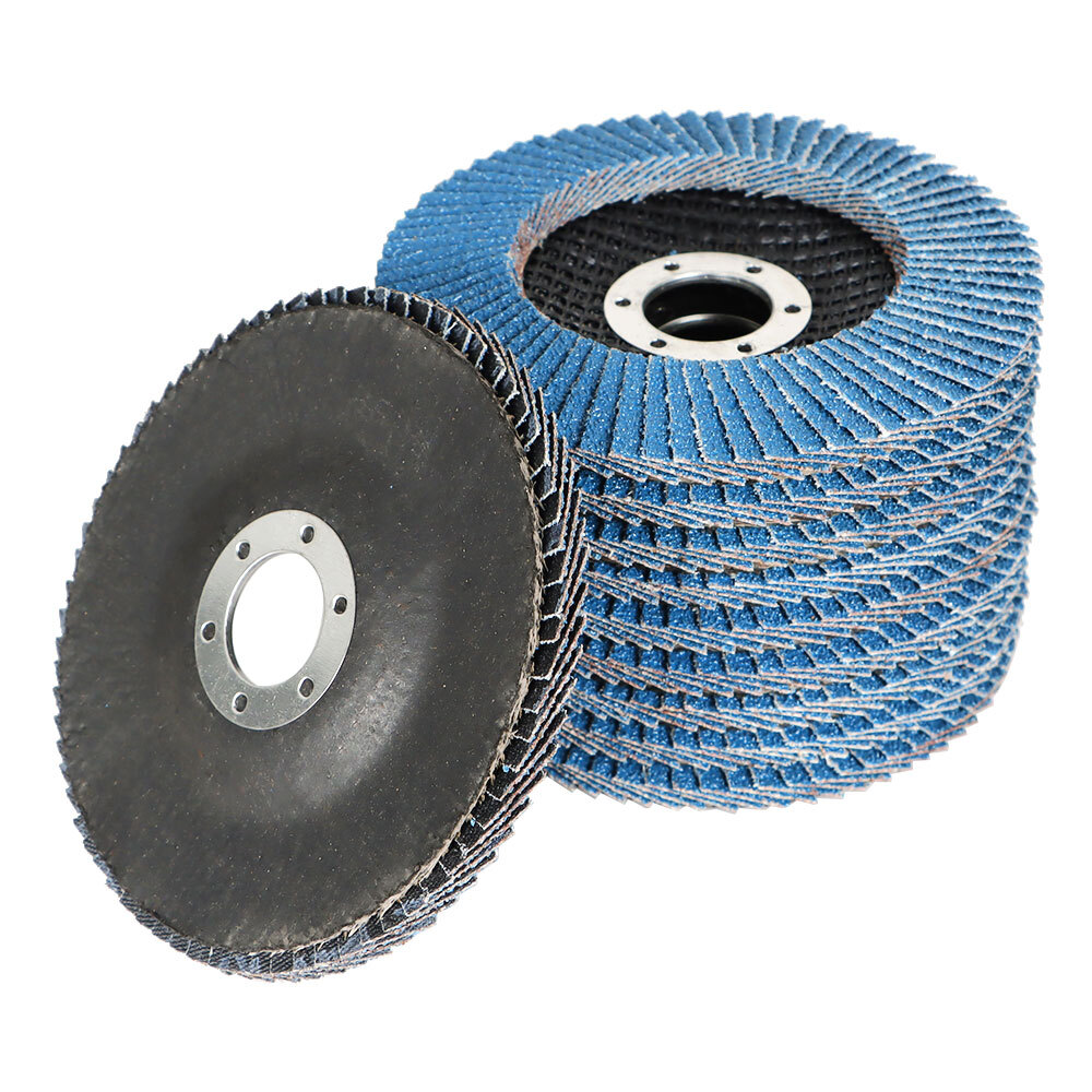 100Pack 4-1/2"×7/8'' 40 Grit T29 Premium Zirconia Flap Disc Sanding Grinding US