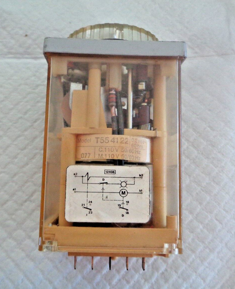 Tenor Company T554 Model T554122 Electronic Timer 0.2sec-60hr Timer / Controller