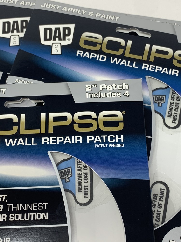 5-Pk DAP Eclipse Rapid Wall Repair Patch Includes 4 - 2" Patches (20 Total) NEW
