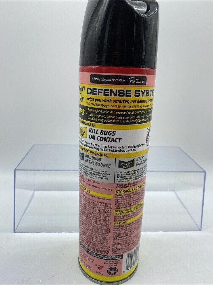 (3) Raid Ant Roach Killer Lemon Scent 17.5 oz Attack Control Prevent Bugs