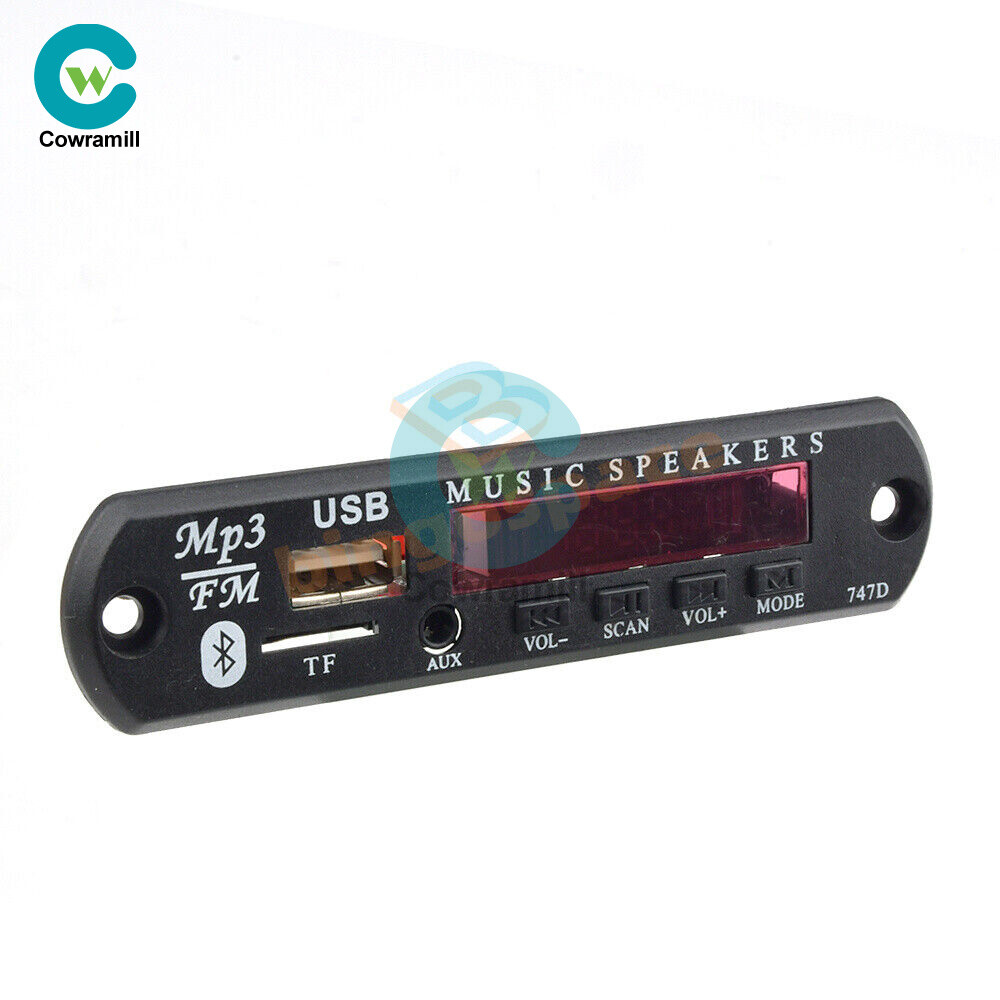 9V 12V MP3 WMA Decoder Board Audio Module Bluetooth 5.0 Music Remote Control Car