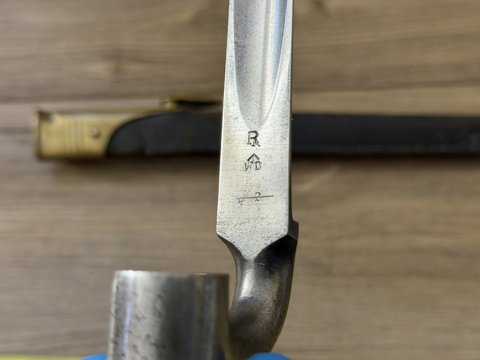 Zulu War Era British Pattern 1876 Martini-Henry Rifle Socket Bayonet!