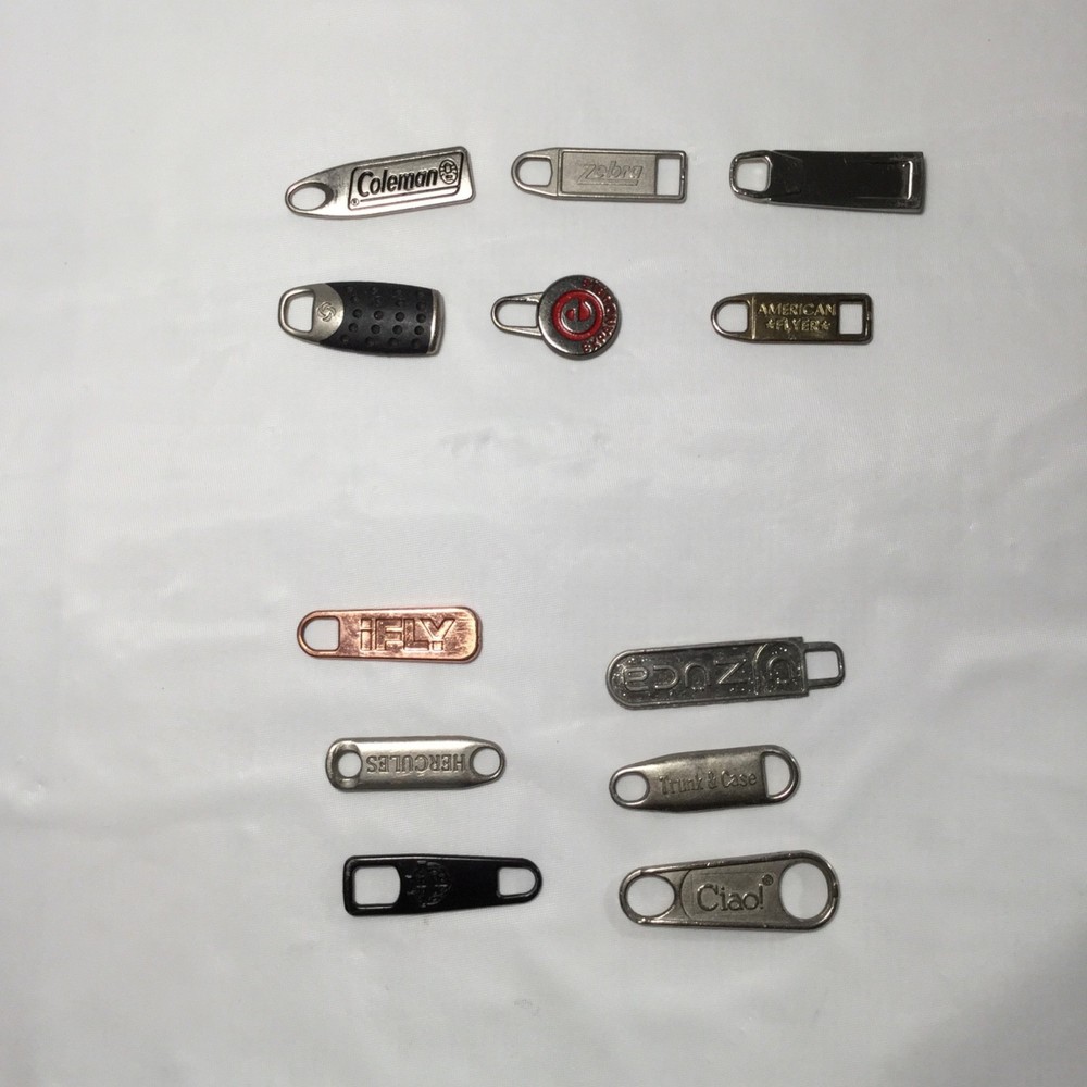 Twelve Replacement Zipper Pulls for Suitcases Luggage Weekender Samsonite iFLY