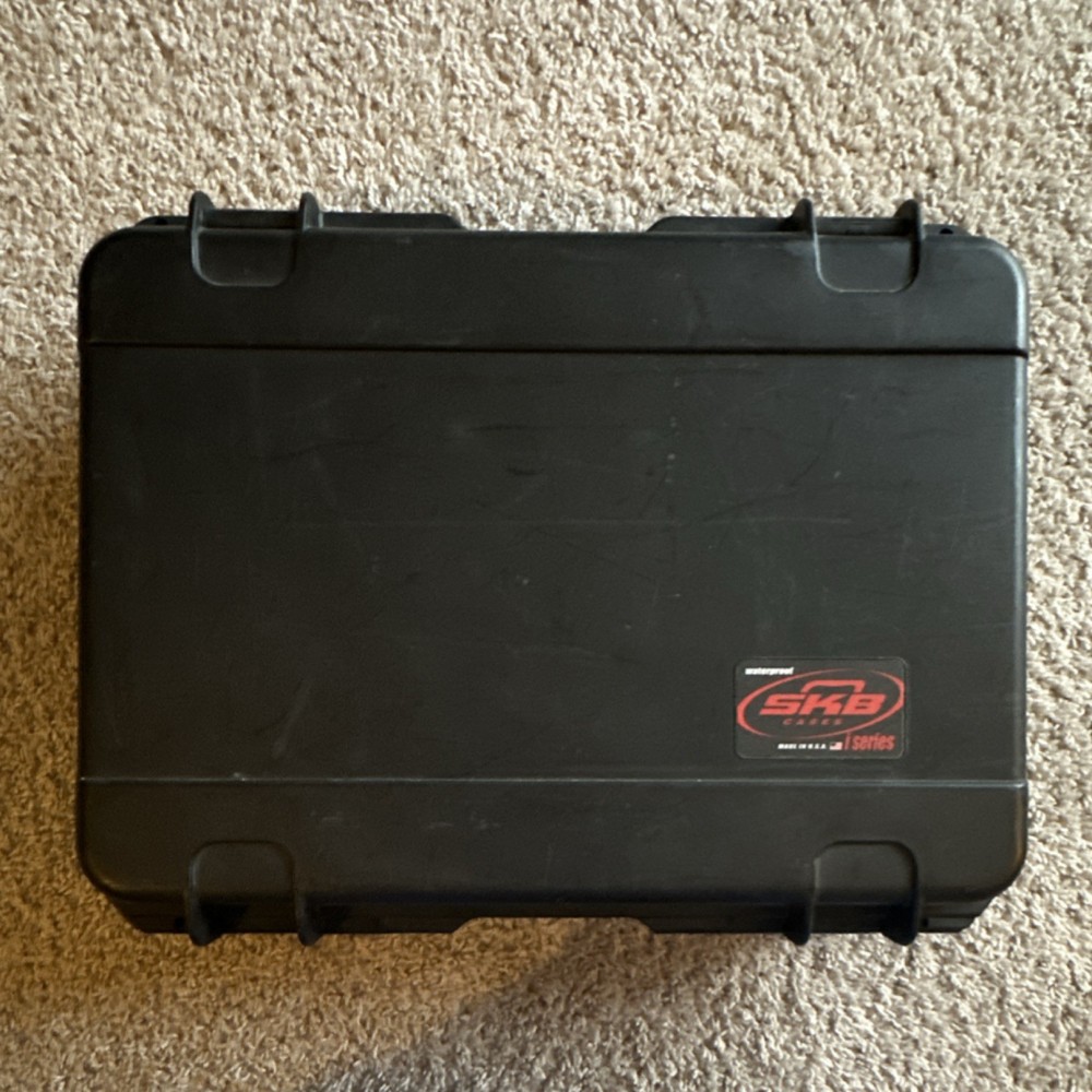 SKB iSeries Black Rigid Plastic Multipurpose laptop Case Padded Foam Inserts