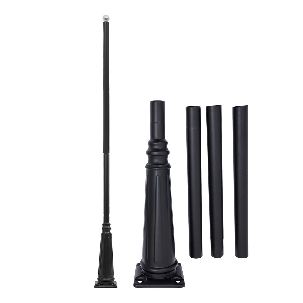 3.1m European Light Post,Split-Type Light Post,Floorstanding Outdoor Light Post
