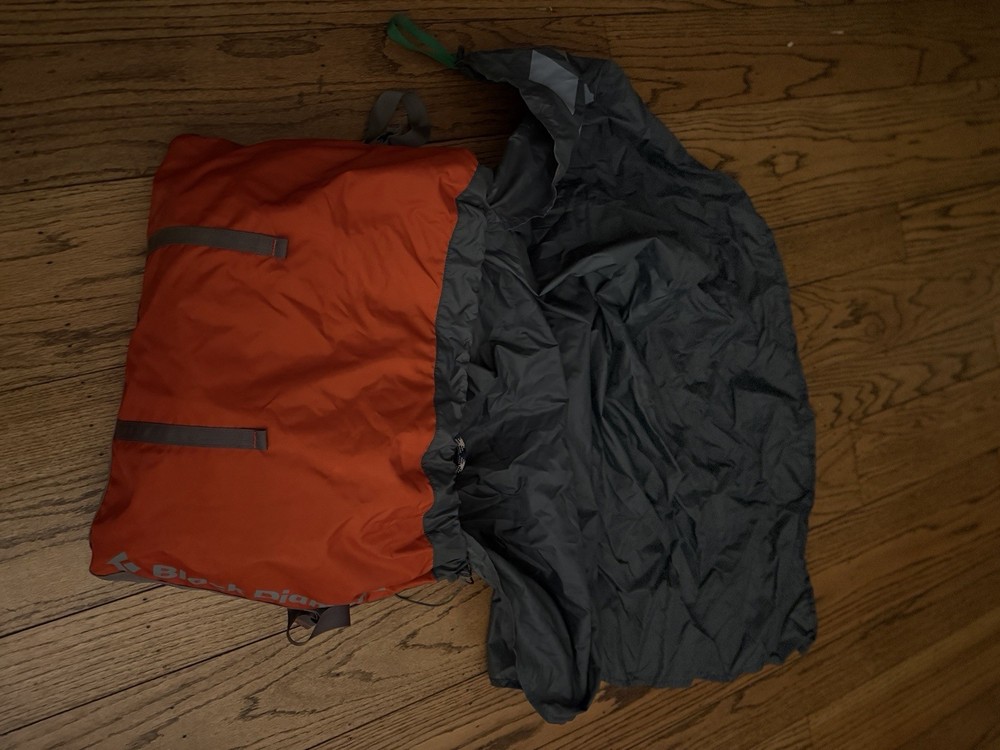 Black Diamond Super Chute Rope Bag with Tarp