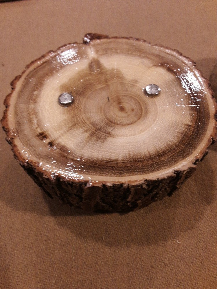 KNIFE DISPLAY STANDS, LILAC & BIRCH. (2-pcs)