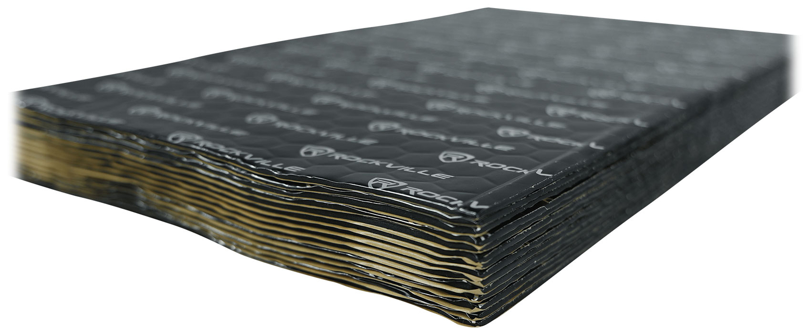 Rockville RockMat 15-25 15 Sq Ft 2.5MM 100 MIL Sound Vibration Deadener Car Kit