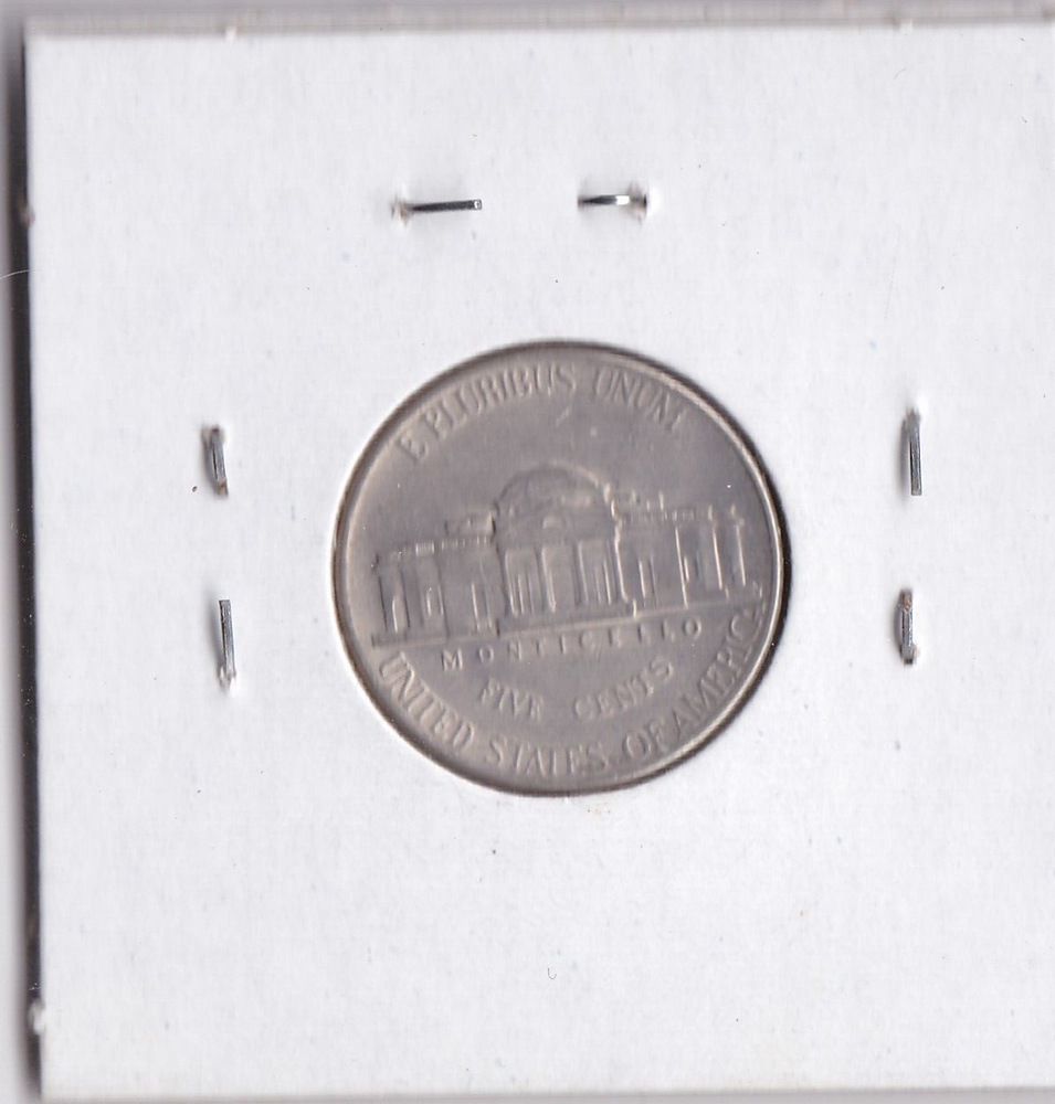 2001 Jefferson Nickel Machine Doubling Obverse