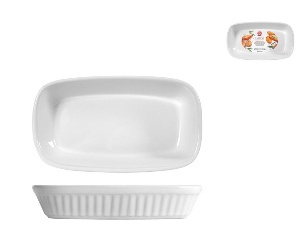 Rectangular Ceramic Baking Dish 18.5X11 Cm