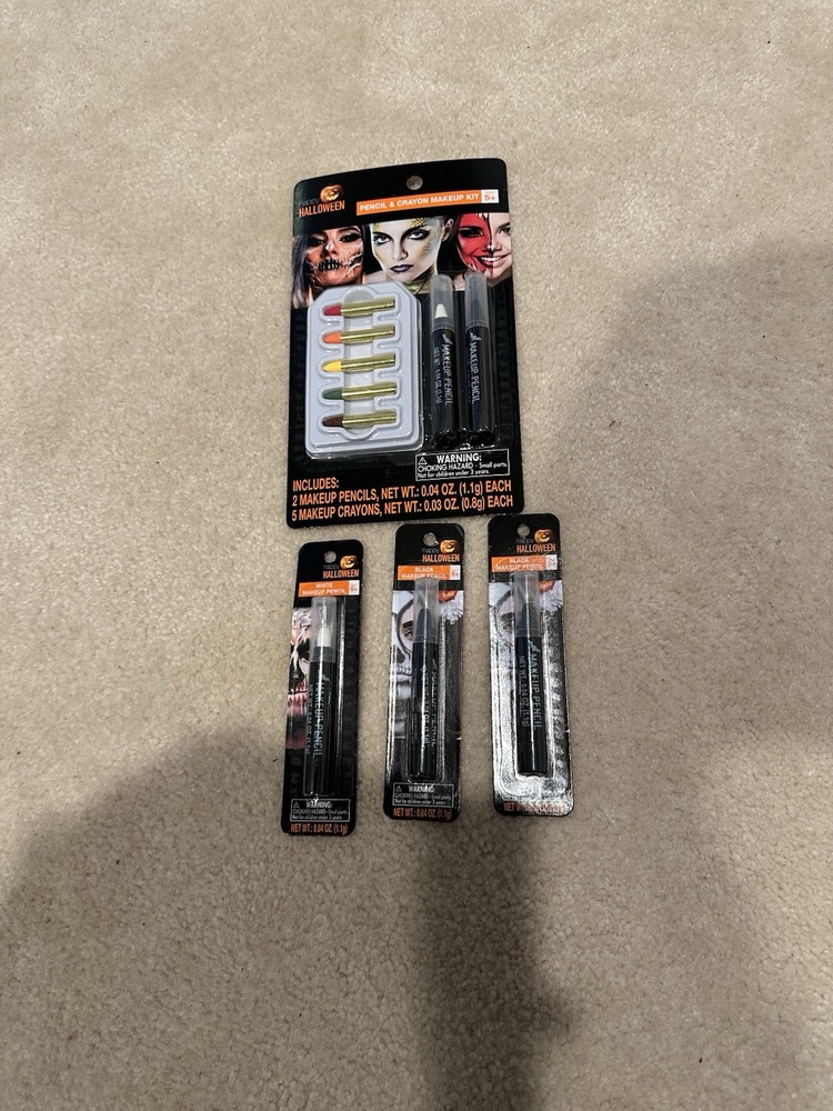Happy Halloween Makeup Kit Pencil And Crayon Kit Plus