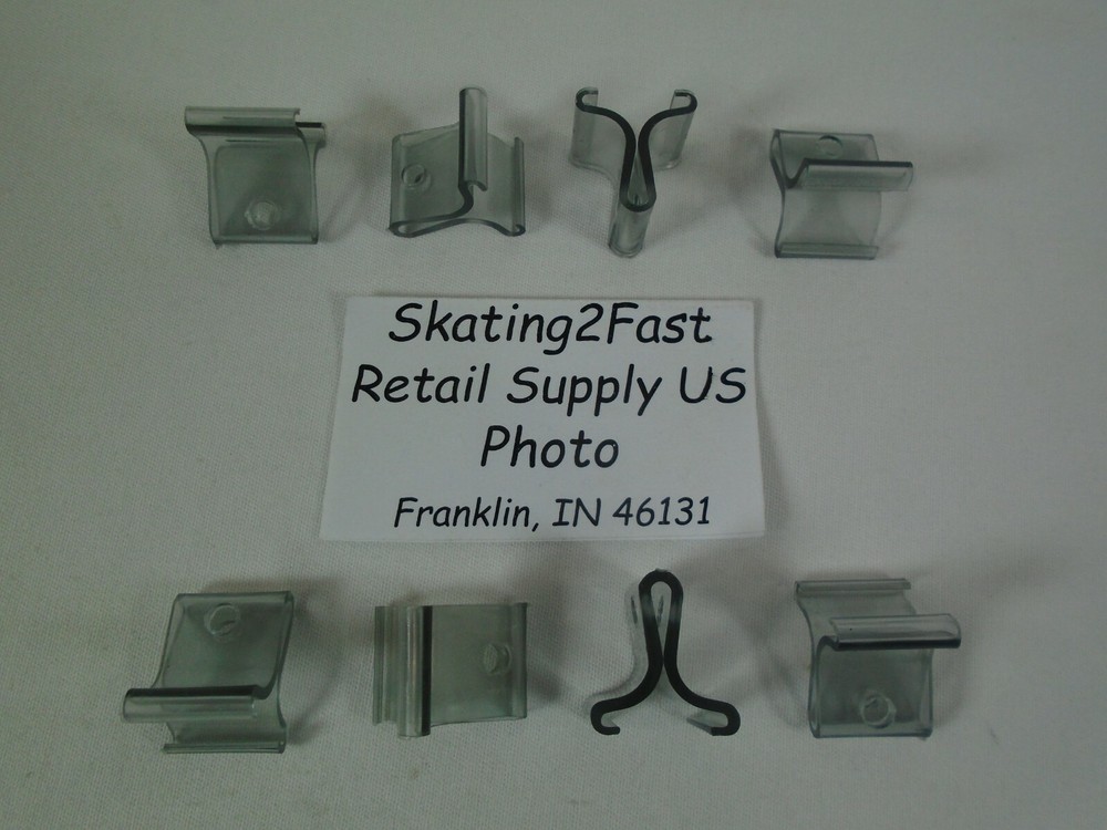 Hinged Ceiling Grid Clip Clear Track Plastic Snap Hook Clip Retail Store Supply