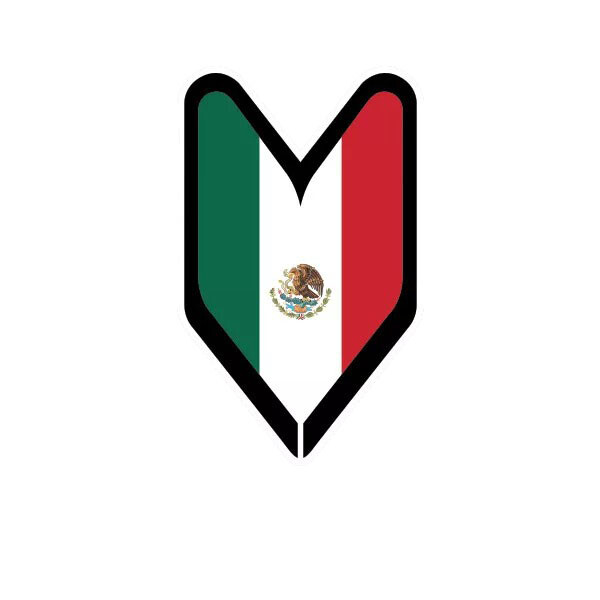 Mexican Driver Badge Sticker Decal