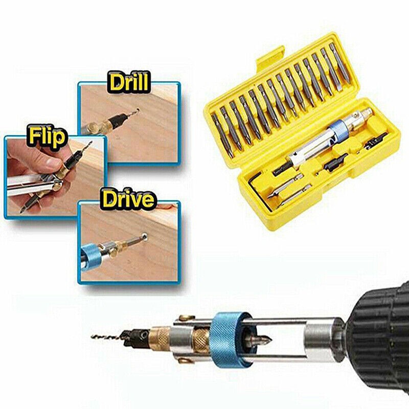 20pcs/Box Half Time Drill Driver Multi Function Screwdriver Tool Screw Power