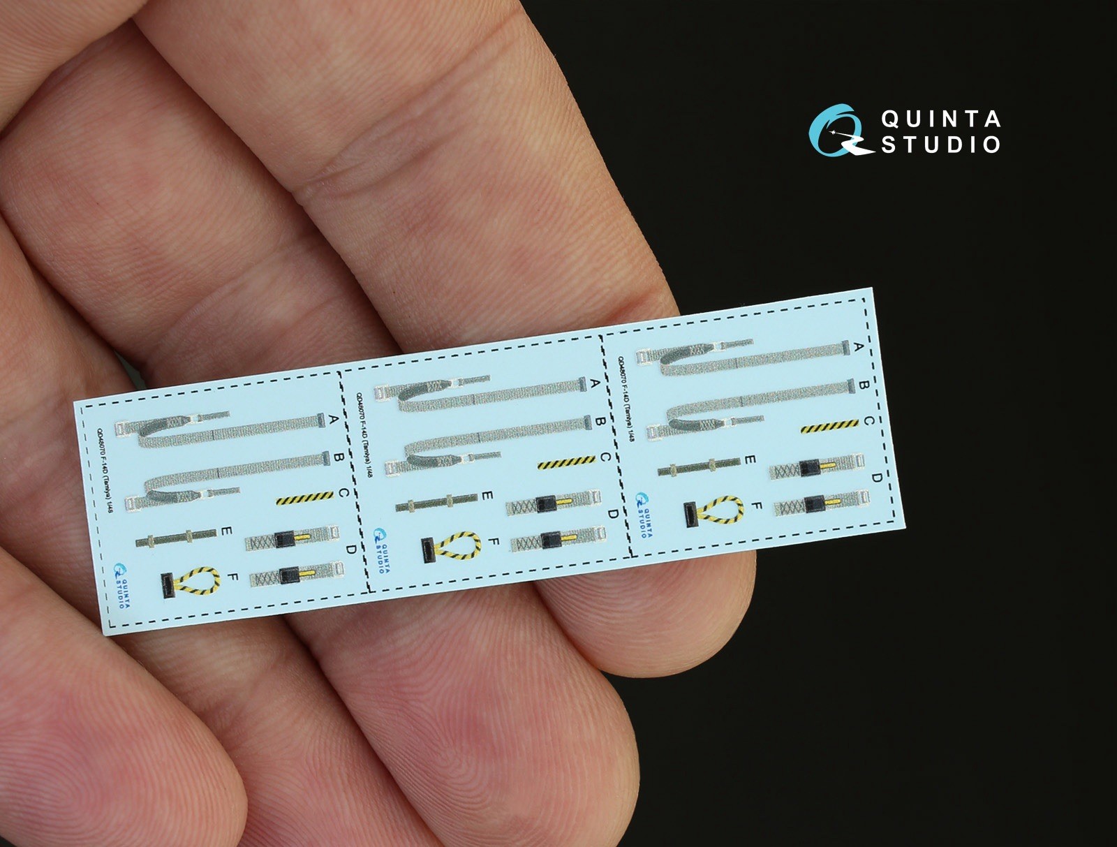 1/48 Quinta Studios 3D Interior Decal #48070 F-14D Tomcat For Tamiya