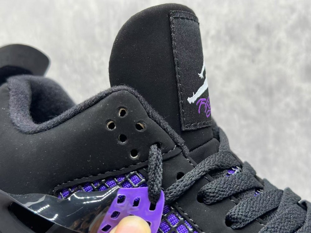 AJ4 Retro Purple Thunder Shoes