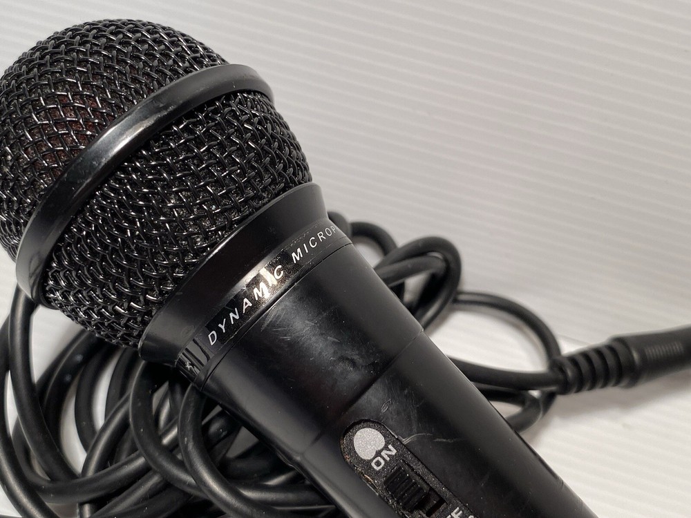 Dynamic Black Wired Microphone PS3 Xbox 360 Wii #8