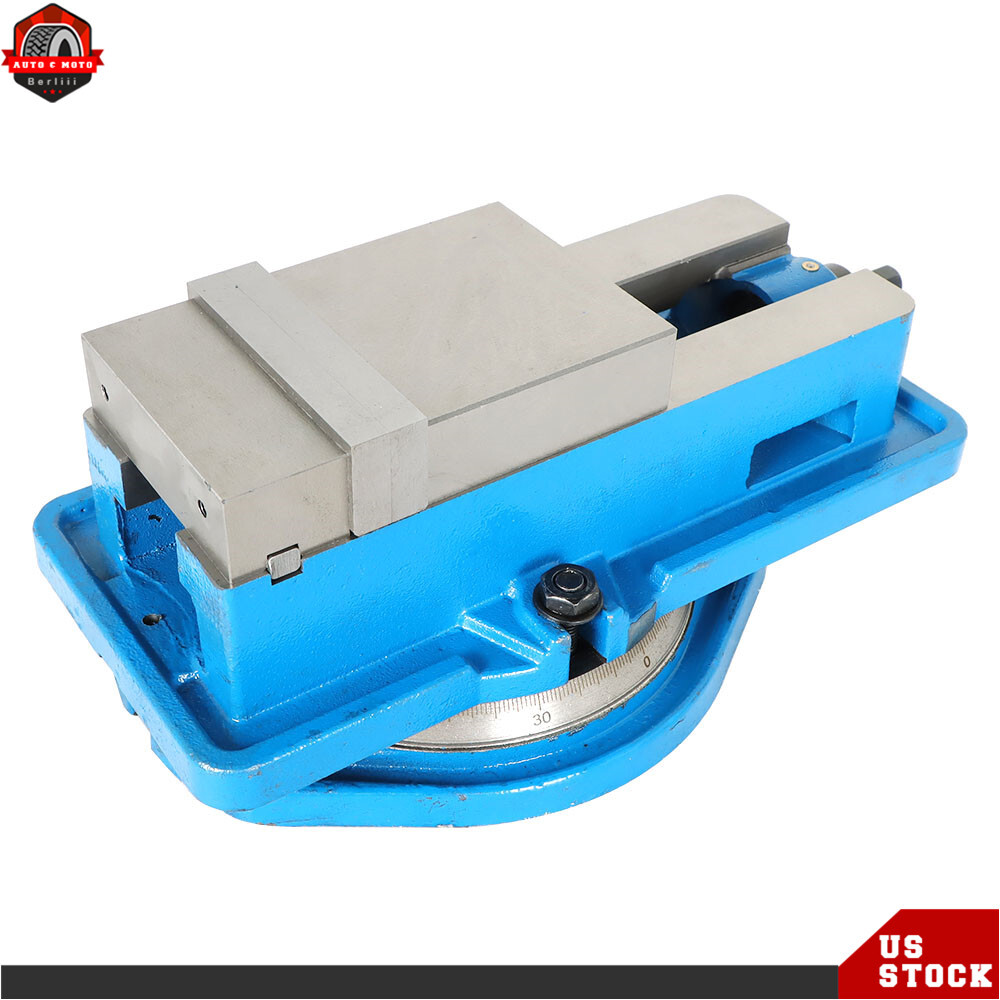 4Inch Lockdown Vise Precision CNC Milling Machine Bench Clamp Vice With Base New
