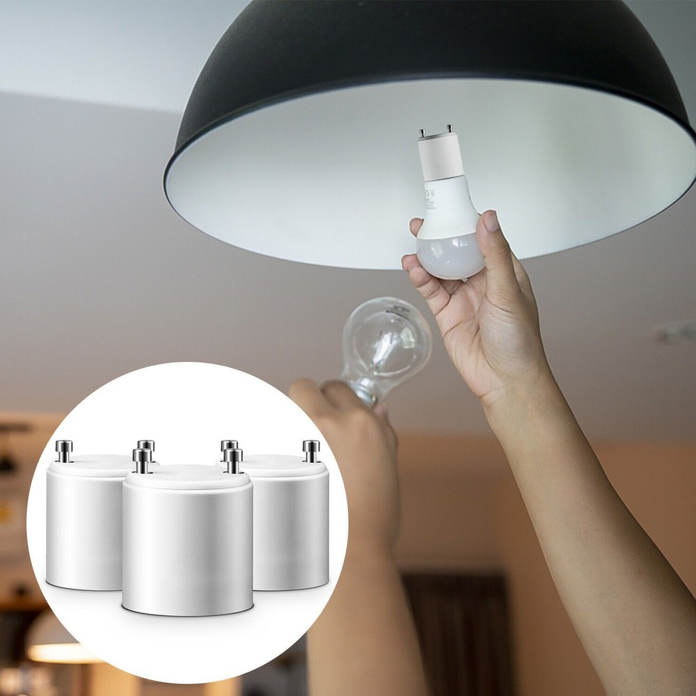 GU24 To E27 /E26 Screw LED Light Lamp Bulb Base Adapter Socket Converter Adaptor