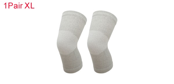 Plush Knee Pads X Large Size Gray 1 Pair