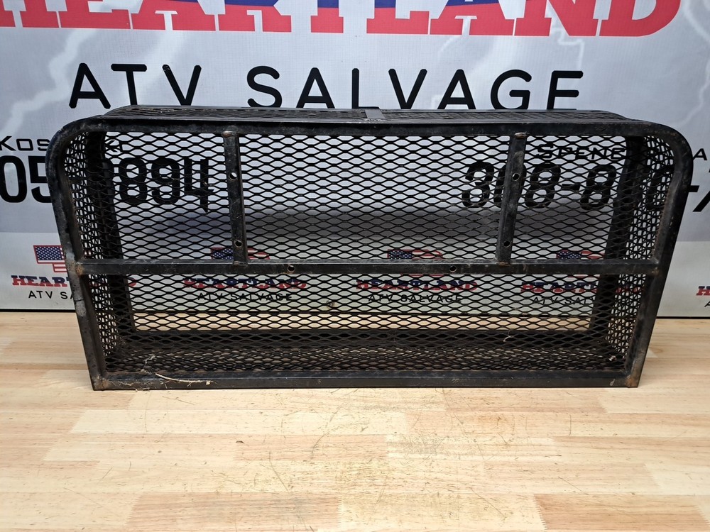 UNIVERSAL FOR ATV BLACK MESH FRONT REAR RACK R10