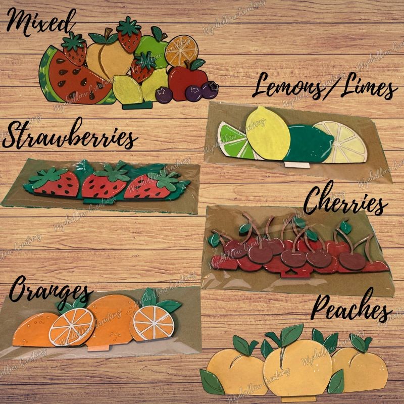 Fruit Interchangeable Basket Insert