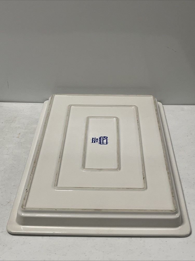 Full Size 21” x 13” x 1.5” Ceramic Rectangular Serving Tray - PanAramics