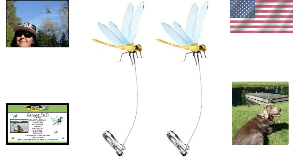 Classic Style Clip-On Fly Deterrent - Eco-Friendly Design