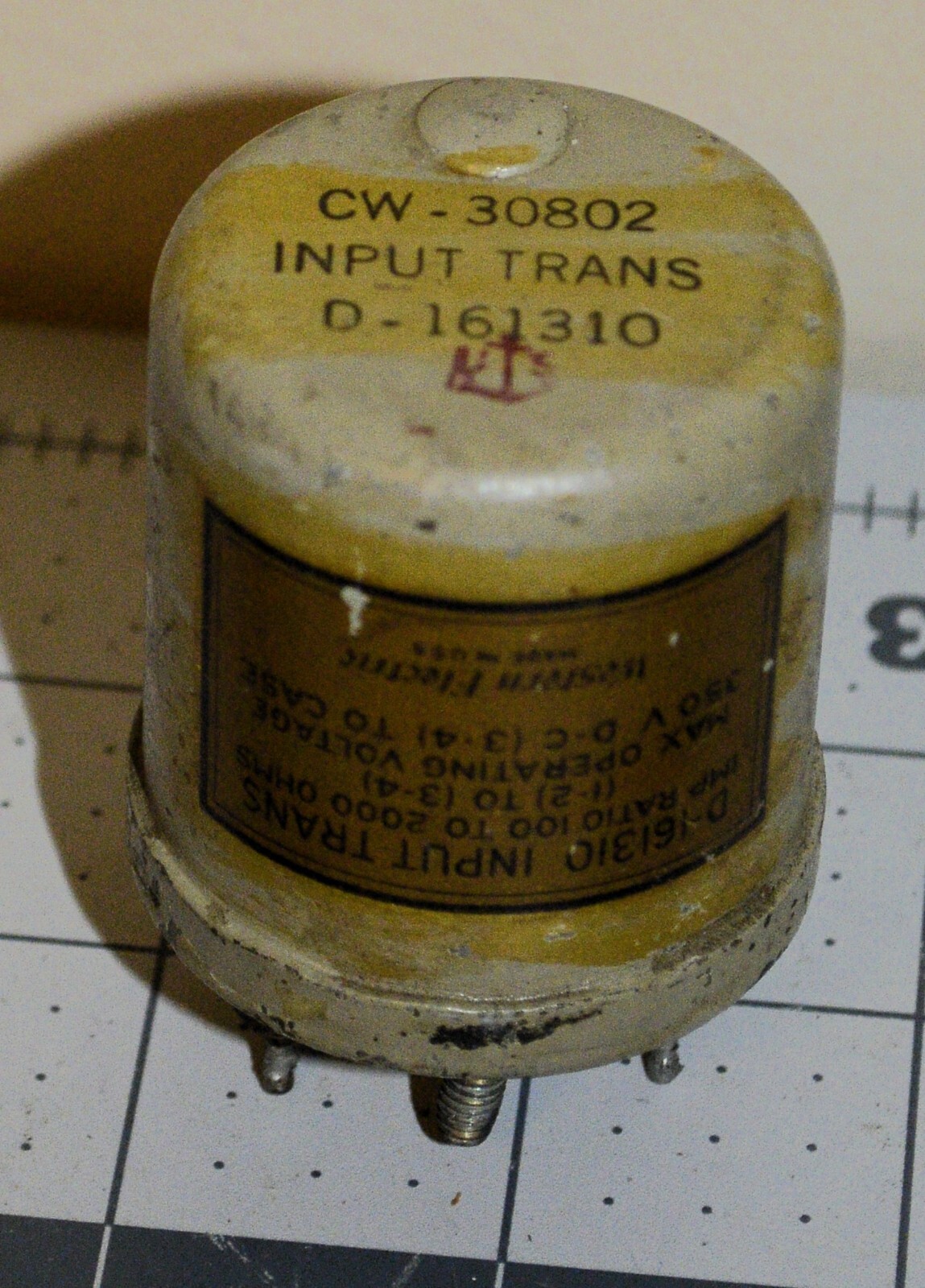 western electric D161310 input transformer for MC step up CW-30802 D-161310